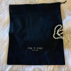 Rag & Bone Black Shoe/Dust Bag